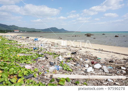 Marine pollution, clean beaches. . . 97590278