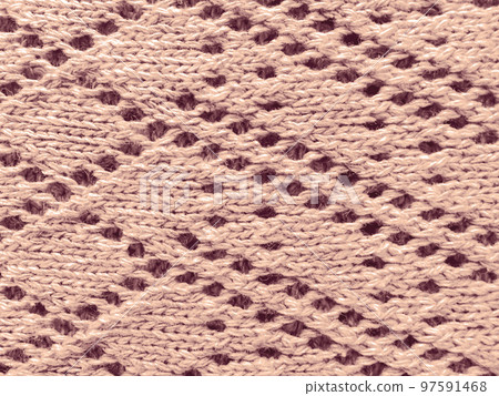 Organic knitted background with macro weave threads. Organic knitted background with macro weave threads. 97591468