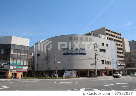 Hankyu Omiya Station under the blue sky 97592037