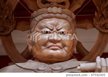 Statue of Hiromokuten, Danjo Garan, Mount Koya (Koya Town, Wakayama Prefecture) Statue of Hiromokuten, Danjo Garan, Mount Koya (Koya Town, Wakayama Prefecture) 97592405