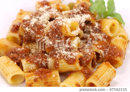 Neapolitan Genovese Beef Sauce Short Pasta Rigatoni Maniche 97592535