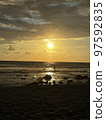 Sunset on Island of Hawaii 97592835