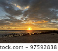 Sunset on Island of Hawaii 97592838