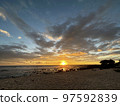 Sunset on Island of Hawaii 97592839