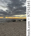 Sunset on Island of Hawaii 97592845