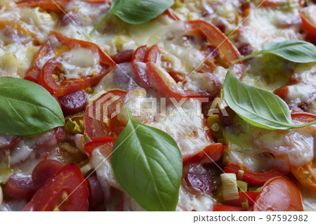 pizza close up 97592982