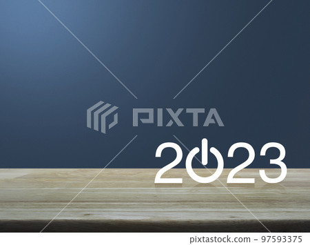 Happy new year 2023 success concept 97593375