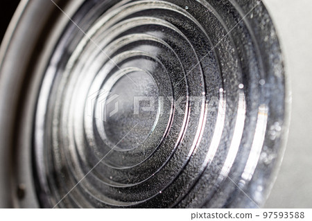 Close up of the fresnel light Close up of the fresnel light 97593588