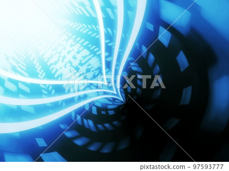 Abstract geometric blue light lines Abstract geometric blue light lines 97593777