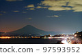 從稻村崎看到的富士山和湘南町 97593952