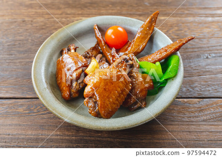 Teriyaki with chicken wings 97594472