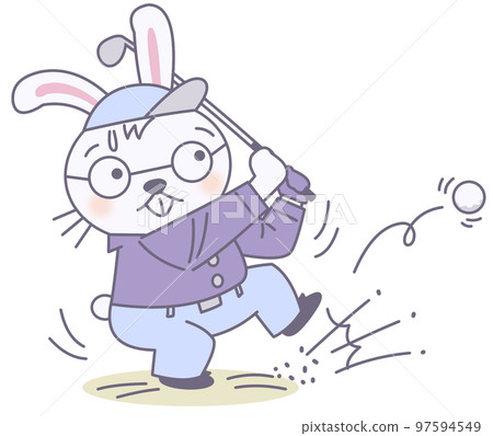 Year of the Rabbit Golf Dad Usagi 97594549