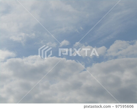 Blue sky and white cloud of inage coast 97595606