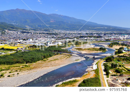 俯瞰上田市/上田站西側（長野縣上田市）[2021.10] 97595768