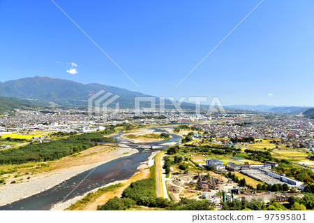 Overlooking the city of Ueda (Ueda City, Nagano Prefecture) [2021.10] 97595801