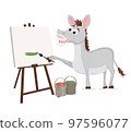 Artist Donkey 97596077