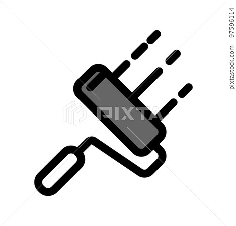 Illustration Vector graphic of Paintbrush Icon Illustration Vector graphic of Paintbrush Icon 97596114