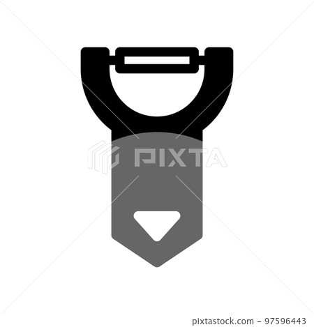 Illustration Vector graphic of peeler icon 97596443