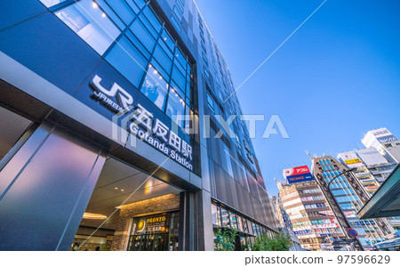 日本東京城市景觀五反田站和城市景觀 日本東京城市景觀五反田站和城市景觀 97596629