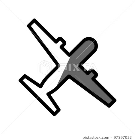 Illustration Vector graphic of Plane Icon Illustration Vector graphic of Plane Icon 97597032