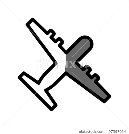 Illustration Vector graphic of Plane Icon Illustration Vector graphic of Plane Icon 97597034