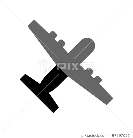 Illustration Vector graphic of Plane Icon Illustration Vector graphic of Plane Icon 97597035