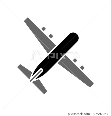 Illustration Vector graphic of Plane Icon Illustration Vector graphic of Plane Icon 97597037