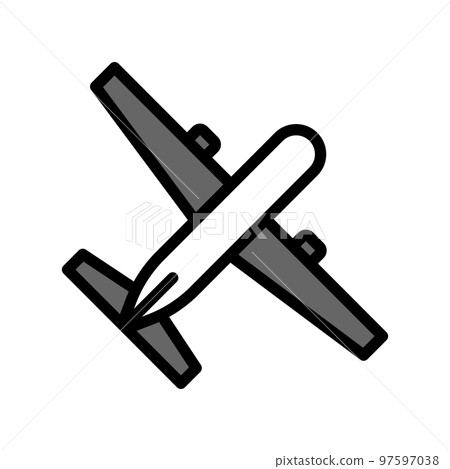 Illustration Vector graphic of Plane Icon Illustration Vector graphic of Plane Icon 97597038