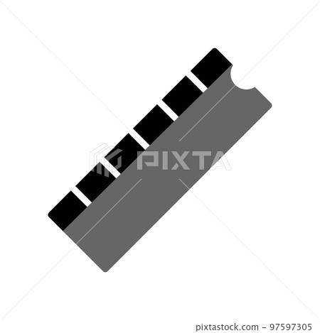Illustration Vector Graphic of Ruler icon 97597305