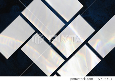 Many empty vertical rectangle poster mockup on dark blue background Many empty vertical rectangle poster mockup on dark blue background 97598305