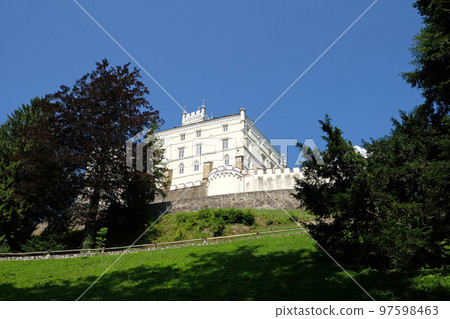 Castle Trakoscan in Croatia, built around 1334 as a Croatia's northwestern fortification system Castle Trakoscan in Croatia, built around 1334 as a Croatia's northwestern fortification system 97598463