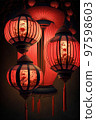 red lanterns for Chinese New Year festival 97598603