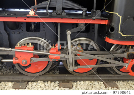 Gabor steam locomotive by Krauss & Company, Munich 1890 in Nikola Tesla Technical Museum in Zagreb, Croatia 97598641