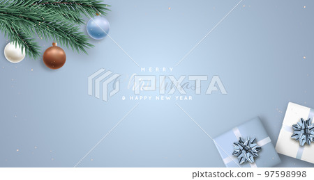 Christmas present banner. Christmas present banner. 97598998