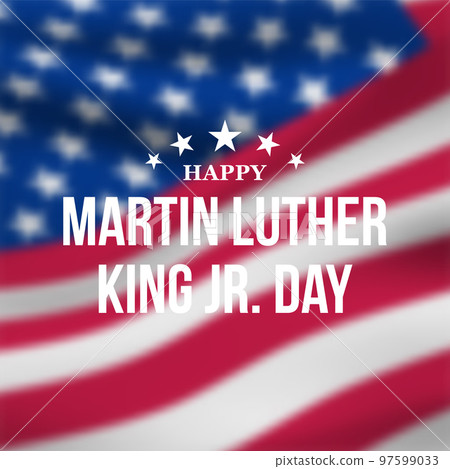 Martin Luther King Jr Day greeting card. Martin Luther King Jr Day greeting card. 97599033