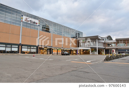 In front of Akita station in the morning In front of Akita station in the morning 97600143