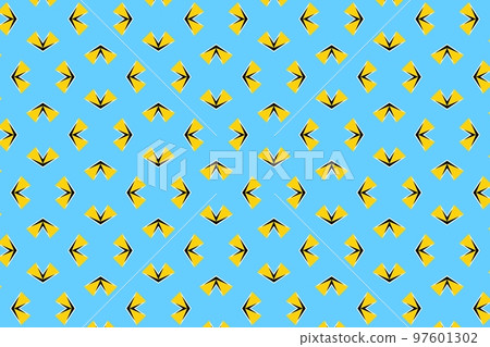 Geometric pattern in the colors of the national flag of Saint Lucia. The colors of Saint Lucia. Geometric pattern in the colors of the national flag of Saint Lucia. The colors of Saint Lucia. 97601302