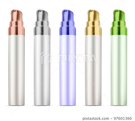 Small airless pump face skin serum essence bottle 97601360