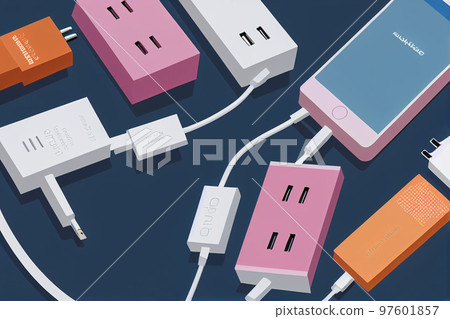 Universal single charger for mobile devices 97601857