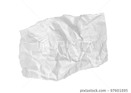 A piece of crumpled paper. Torn paper. Wrinkled paper A piece of crumpled paper. Torn paper. Wrinkled paper 97601895