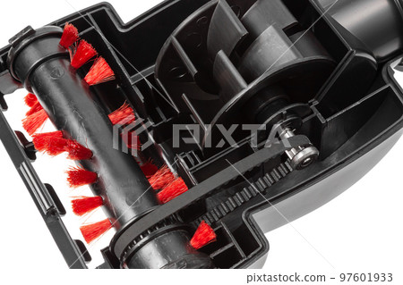 Belt drive mechanism. Disassembled vacuum cleaner turbo brush. 97601933