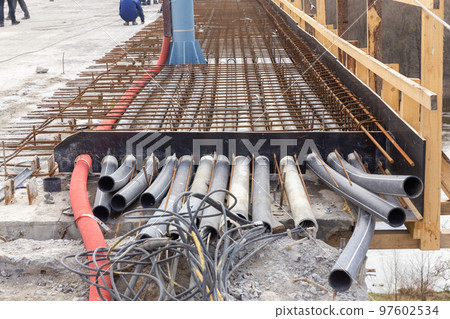 Restoration of the city bridge. 97602534