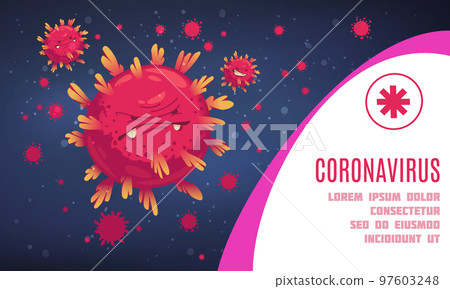 Virus Background Illustration 97603248