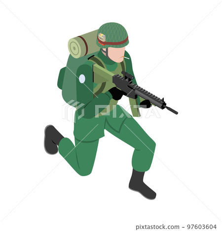 Infantryman Army Soldier Composition 97603604