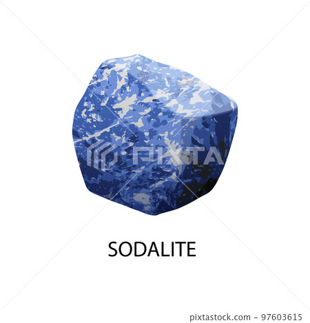 Sodalite Realistic Mineral Composition 97603615