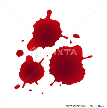 Blood Spots Realistic Composition 97603627
