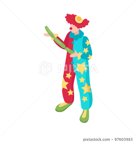Kids Animator Clown Composition 97603983