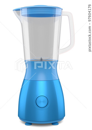 Electric blender for making healthy smoothie isolated on a white background 97604176