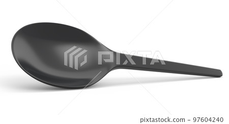 Eco-friendly disposable utensils like spoon on white background. Eco-friendly disposable utensils like spoon on white background. 97604240