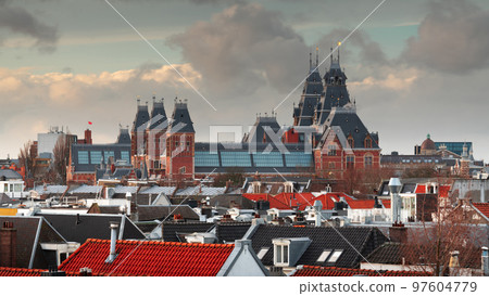 Amsterdam, Netherlands Rooftop View 97604779